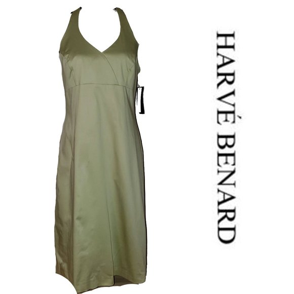 Harve Benard Dresses & Skirts - Harve Benard Green Halter Dress Size 12